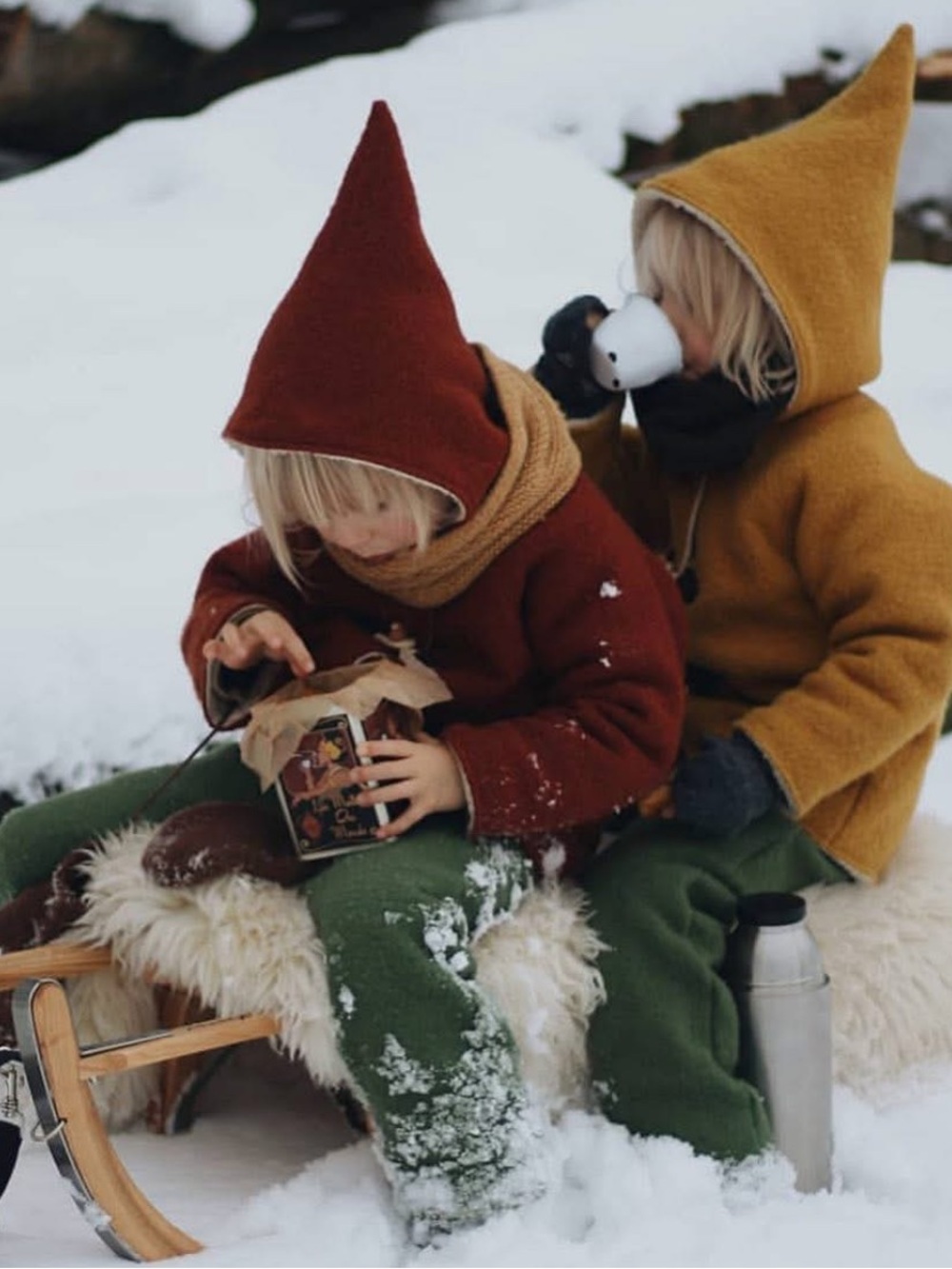 Kleine Schobbejak Wool Winter Coat Pixiecoat - Picture 13 of 16